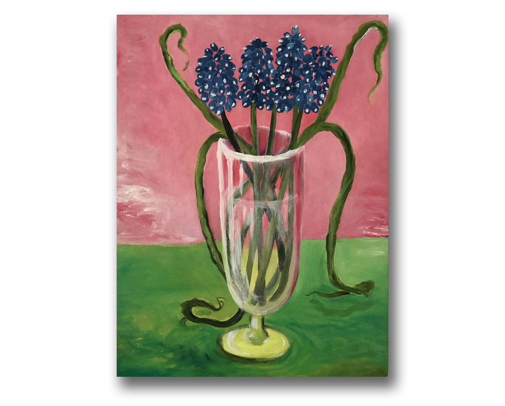 Grape Hyacinths by libby blainey