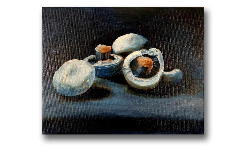 Mushrooms by libby blainey