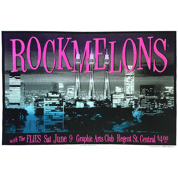 Rockmelons - 3 centerpoint towers - Graphic Arts Club