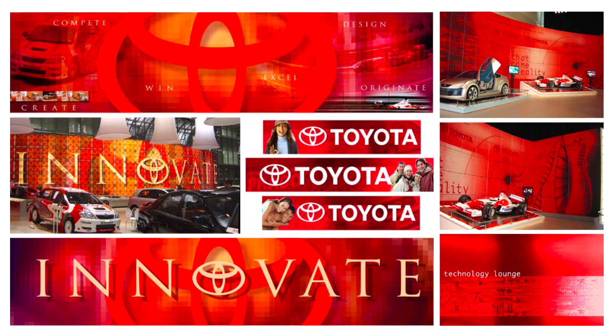 Toyota stand graphics at Sydney Motorshow