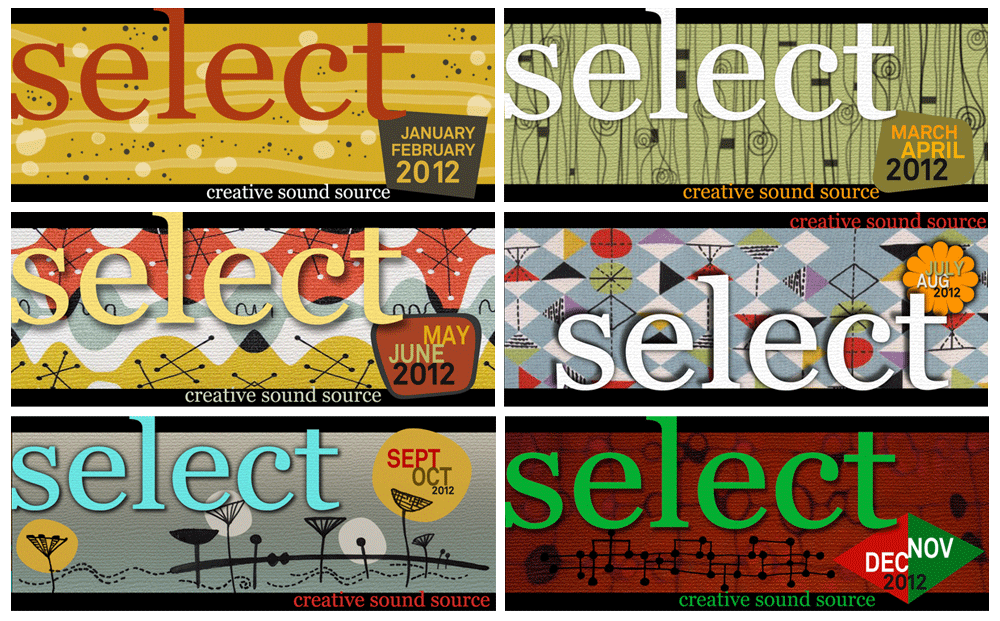 select email headers for Universal Music Publishing Australia 2012