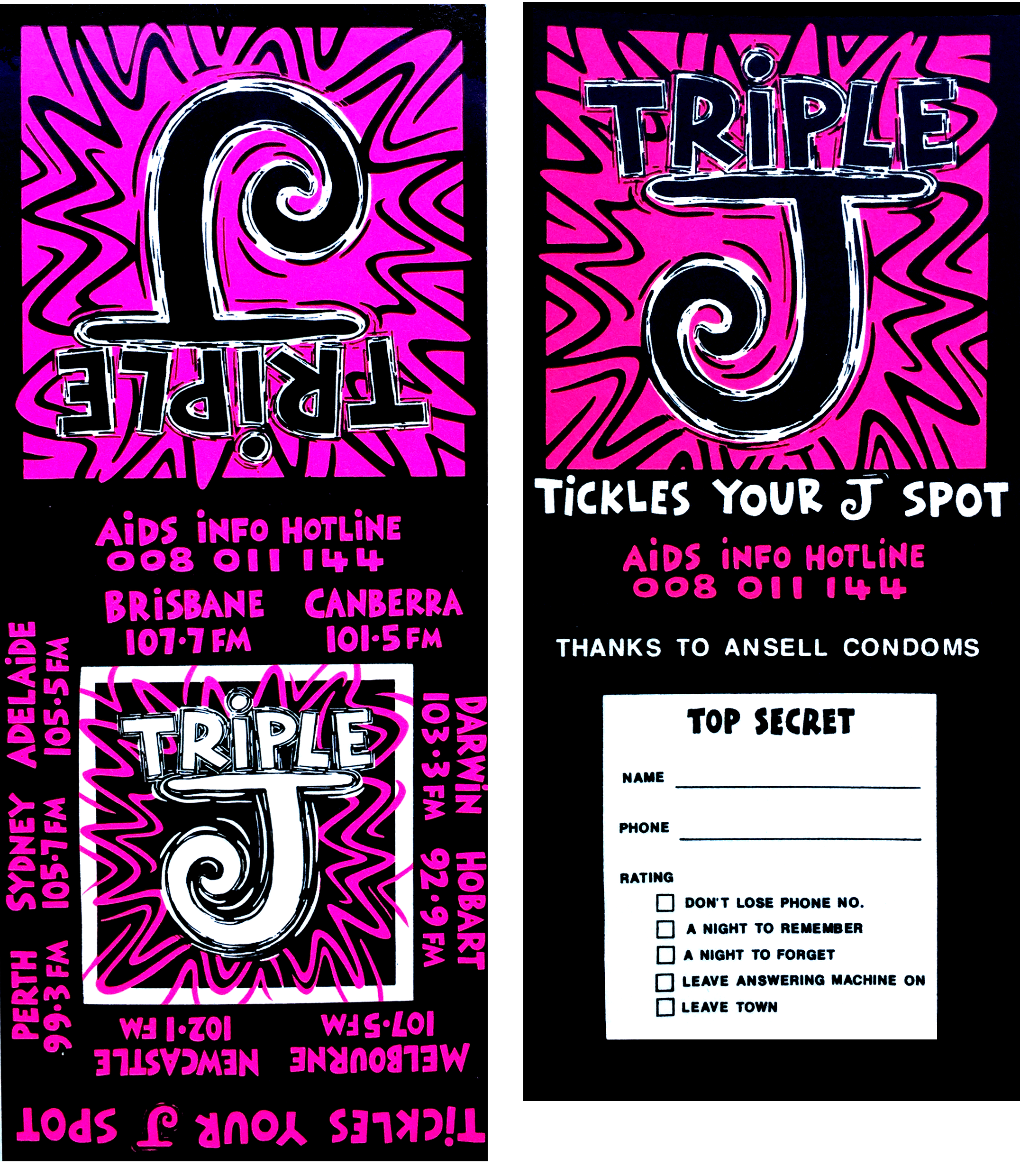 Triple-J condom package